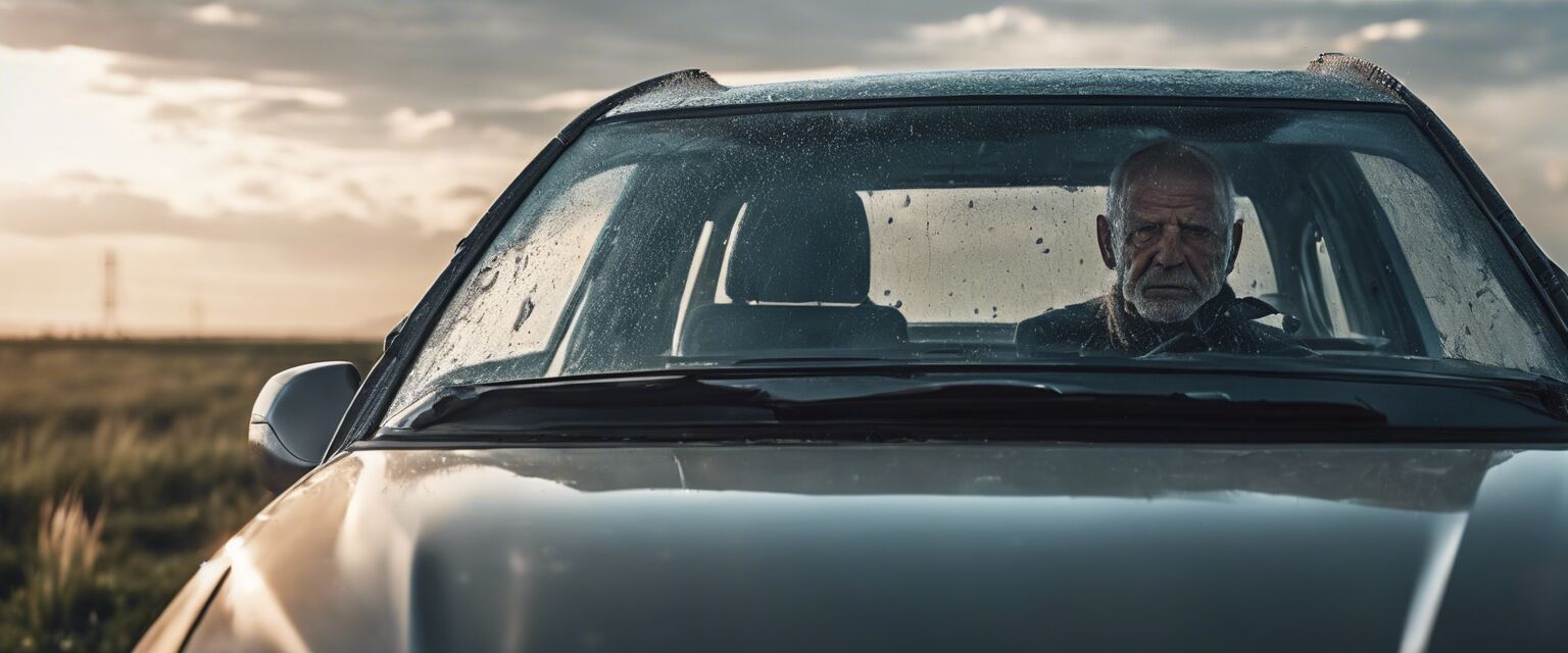 Windshield after repair